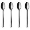 Georg Jensen Copenhagen Kaffeelöffel 4er Set, Stahl Matt