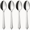 Georg Jensen Pyramide Dessertlöffel 4er Set, Stahl glänzend