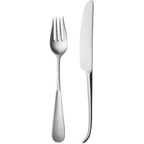 Georg Jensen Vivianna Lunch-8er Set, Stahl Matt