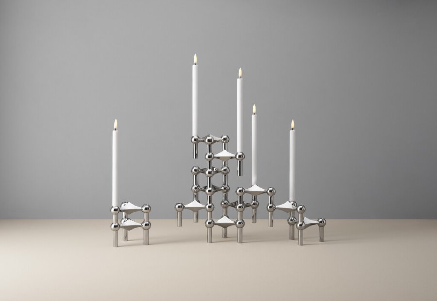 STOFF Nagel Kertelys by Uyuni Lighting LED 2 stk 20 cm, Hvid