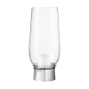 Georg Jensen Lumis Hurricane Lysestage Stor, Stl/Glas