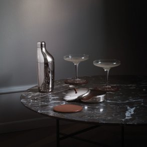 Georg Jensen Sky Bordskåner 4 stk. Ø12 cm, Læder/Stål