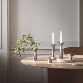 Georg Jensen Bloom Botanica Lysestage 2 stk. 20 cm, Stål