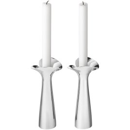 Georg Jensen Bloom Botanica Lysestage 2 stk. 20 cm, Stl