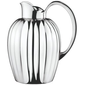 Georg Jensen Bernadotte Termokande m. Push Låg 1 L, Krom