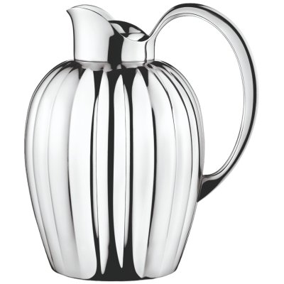 Georg Jensen Bernadotte Termokande m. Push L�g 1 L, Krom