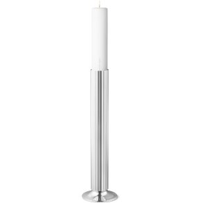 Georg Jensen Bernadotte Bodenkerzenhalter 50 cm, Blankstahl