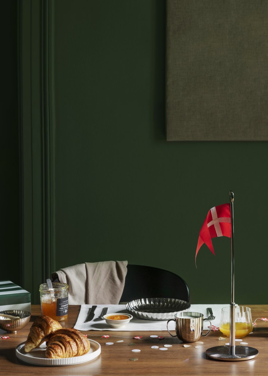 Georg Jensen Bernadotte Fdselsdagsflag, Blankt Stl