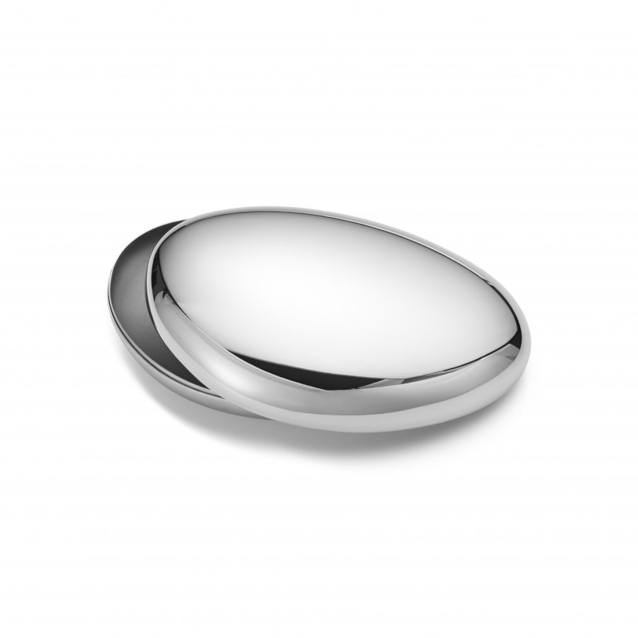 Georg Jensen Sky Box Niedrig, Stahl glänzend