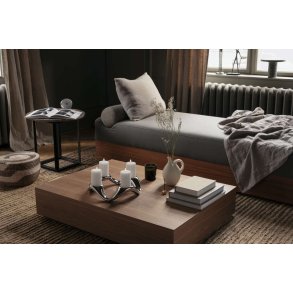Georg Jensen Cobra Lysestage Ø33 cm, Blankt Stål