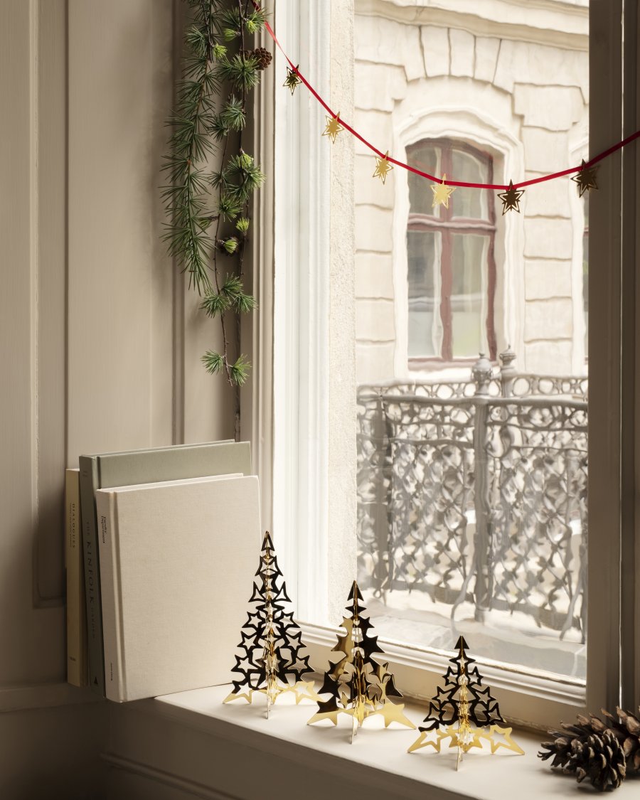 Georg Jensen Sternengirlande, Vergoldet