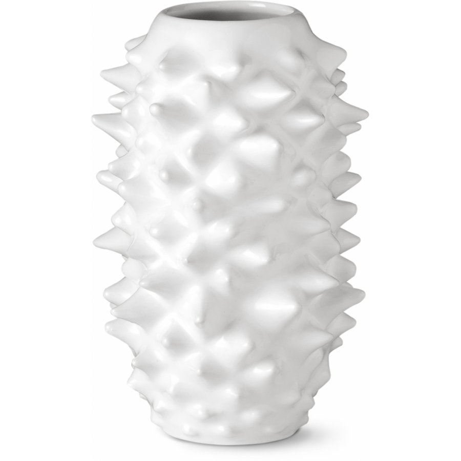 Lyngby Vesterbro Vasen 20cm Hvid