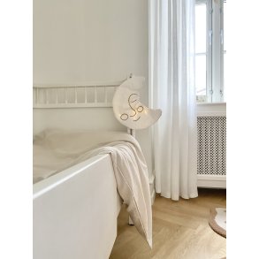 OMHU Mini Strib Sengetøj 100x140 cm, Sand