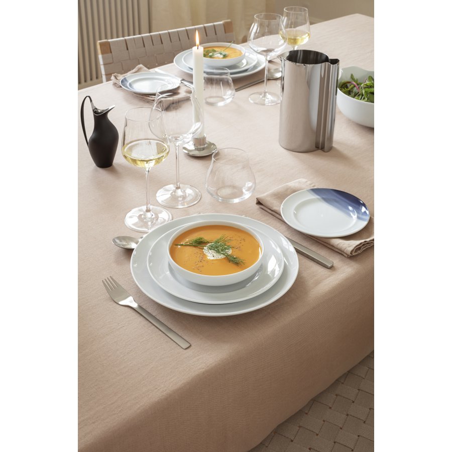 Georg Jensen Henning Koppel Teller 4er Set 27 cm, Weiß