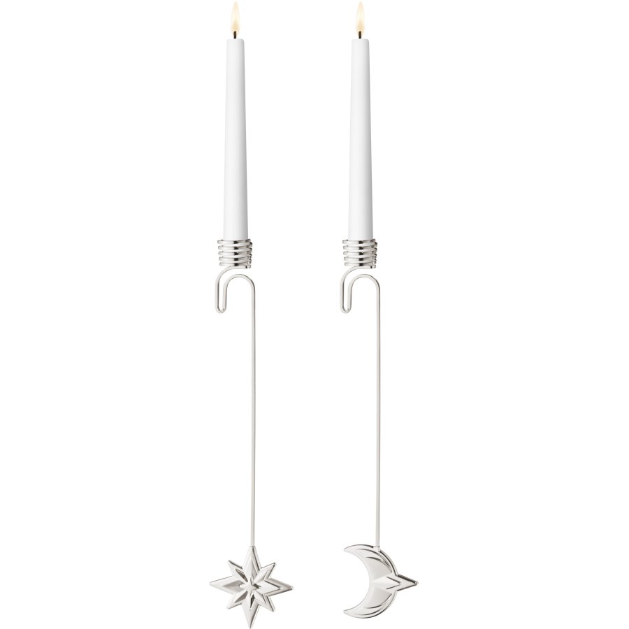 Georg Jensen Lysholderst Stjerne & Halvmne 2024, Palladium