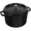 Staub La Cocotte Stbejernsgryde 24 cm/4,75 L, Sort