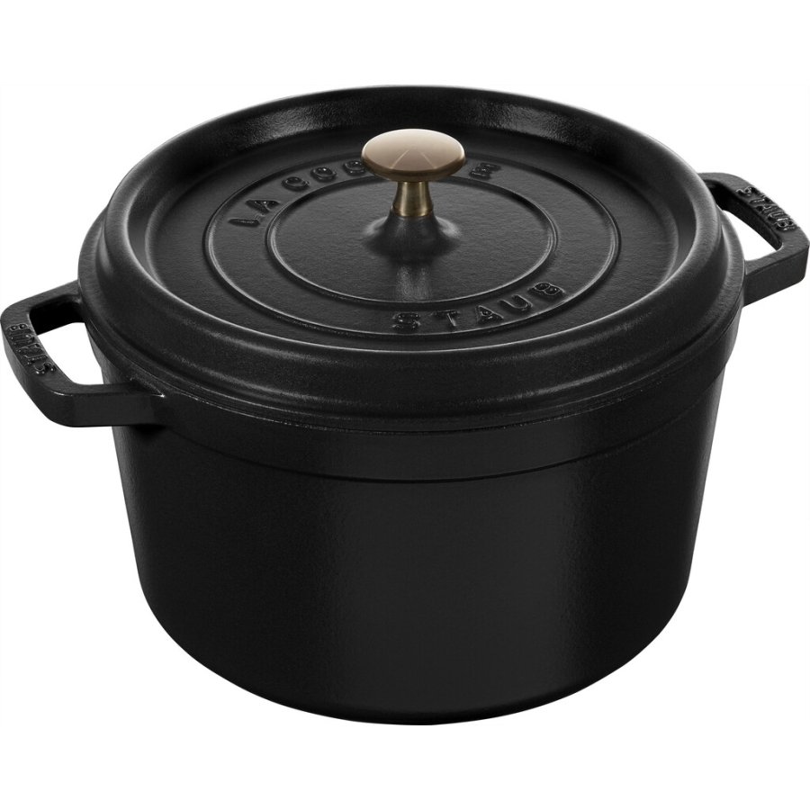 Staub La Cocotte Stbejernsgryde 24 cm/4,75 L, Sort