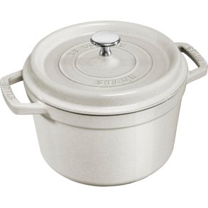 Staub La Cocotte Gusseisenpfanne 24 cm/4,75 L, White Truffle