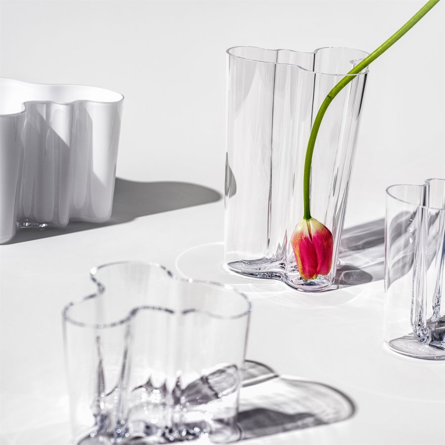 Iittala Aalto Vase H16 cm, Klar