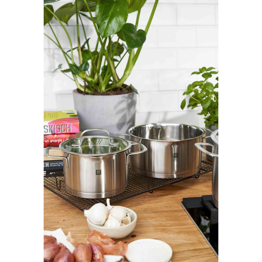 Zwilling TrueFlow Topfset 4-teilig, Silber