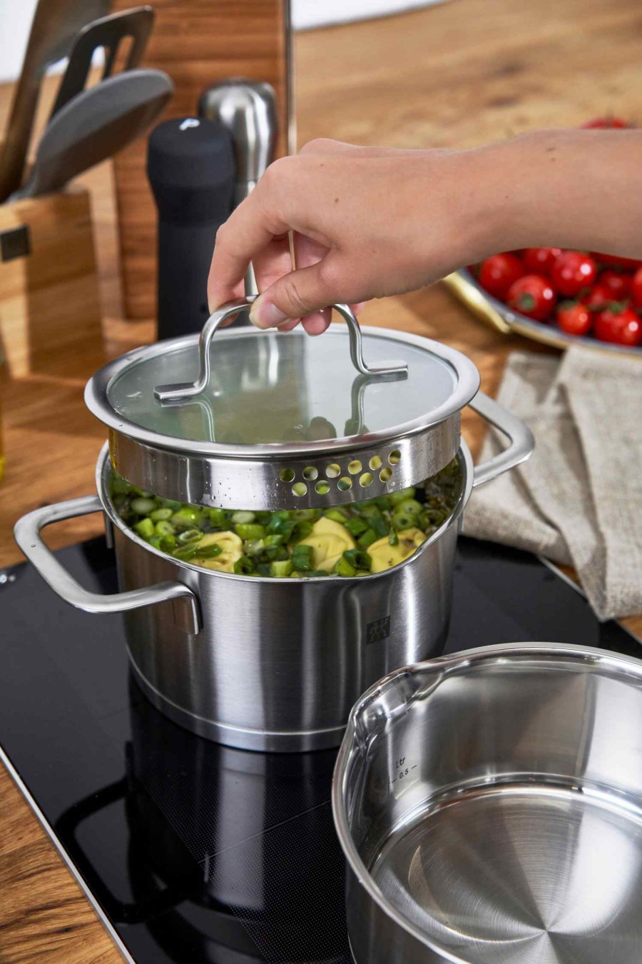 Zwilling TrueFlow Topfset 4-teilig, Silber