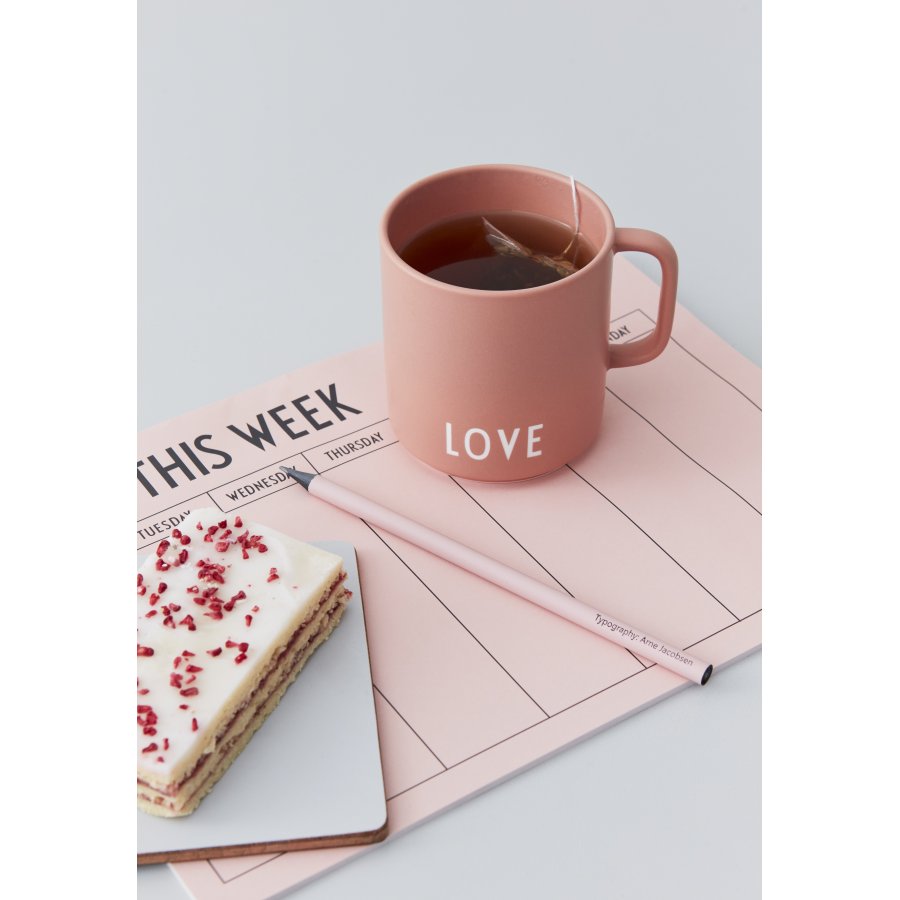 DESIGN LETTERS Lieblingstasse mit Henckel Love, Nude