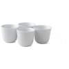 Royal Copenhagen Weiß Gerippt Thermosbecher 4er Set 26 cl