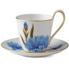 Royal Copenhagen Flora Hochhenkeltasse m. Untertasse 27 cl, Kornblume