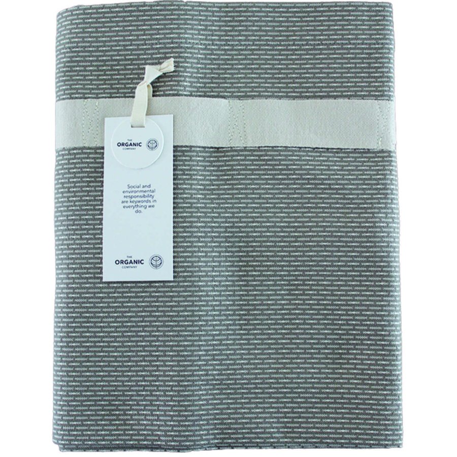 The Organic Company Wellness-Handtuch 165 x 110 cm, Khaki Stone