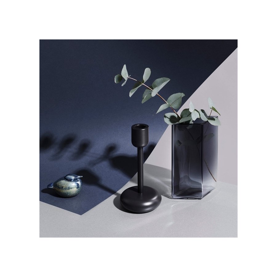 Iittala Nappula Kerzenhalter 18,3 cm, Dunkelgrau