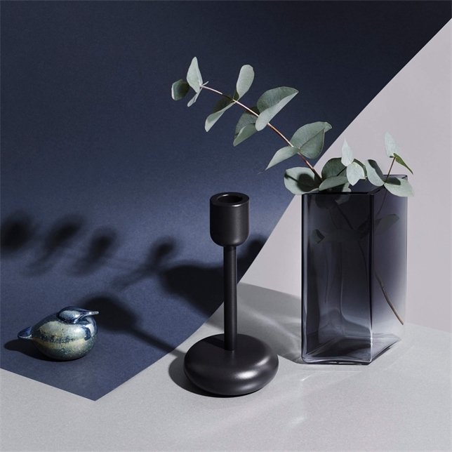 Iittala Nappula Kerzenhalter 18,3 cm, Dunkelgrau