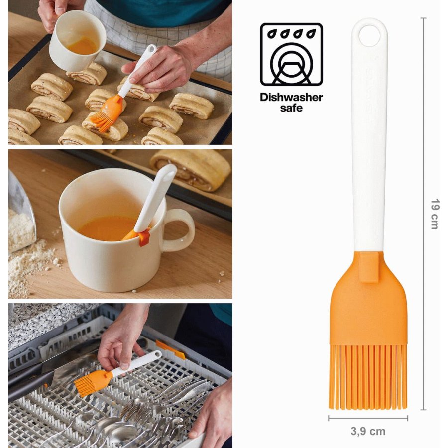 Fiskars Functional Form Silikon-Backpinsel 18,5 cm