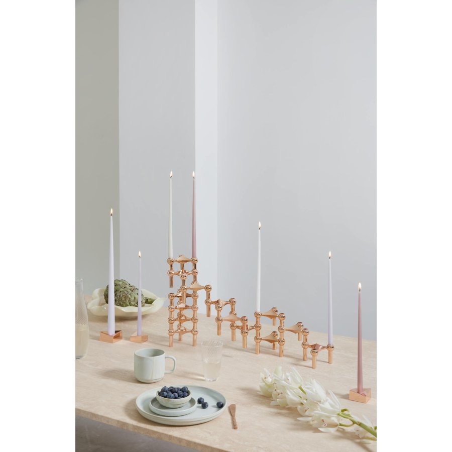STOFF Nagel Reflect Lysestage S, Rosa Guld