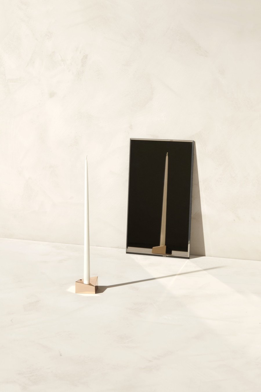 STOFF Nagel Reflect Lysestage S, Rosa Guld