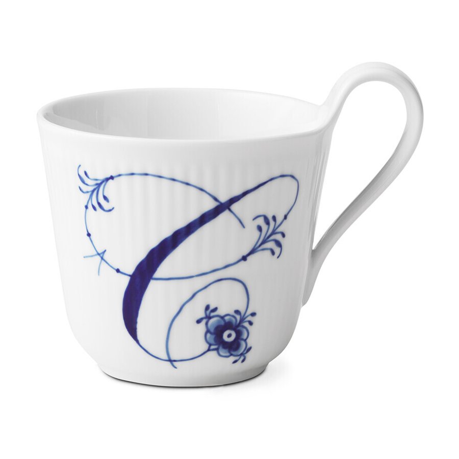 Royal Copenhagen Alphabet Kollektion Hochhenkeltasse 33 cl, C