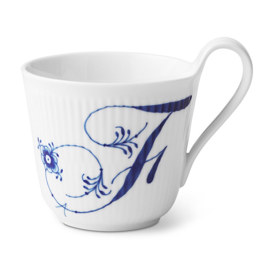 Royal Copenhagen Alphabet Kollektion Hochhenkeltasse, 33 cl, F