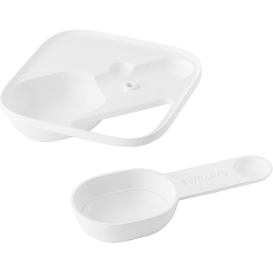 Zwilling Fresh & Save CUBE Indsats m. Måleske t. Opbevaringsboks 320 ml, 2S, 3S og 4S, Hvid