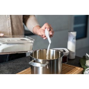 Zwilling Fresh & Save CUBE Indsats m. Måleske t. Opbevaringsboks 700 ml, 2M, 3M og 4M , Hvid