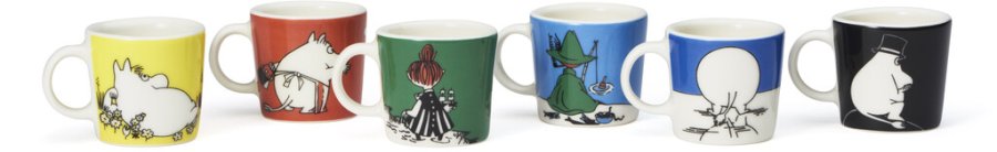 Moomin Arabia Mumin Minitasse-Set 6-tlg.