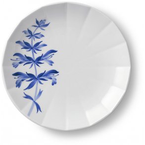 Royal Copenhagen Blomst Tallerken 19 cm, Salvie