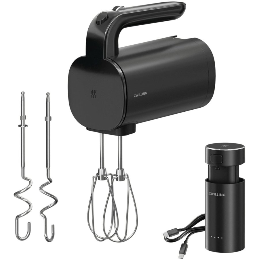 Zwilling XTEND Draadloze Handmixer-starterset, Zwart