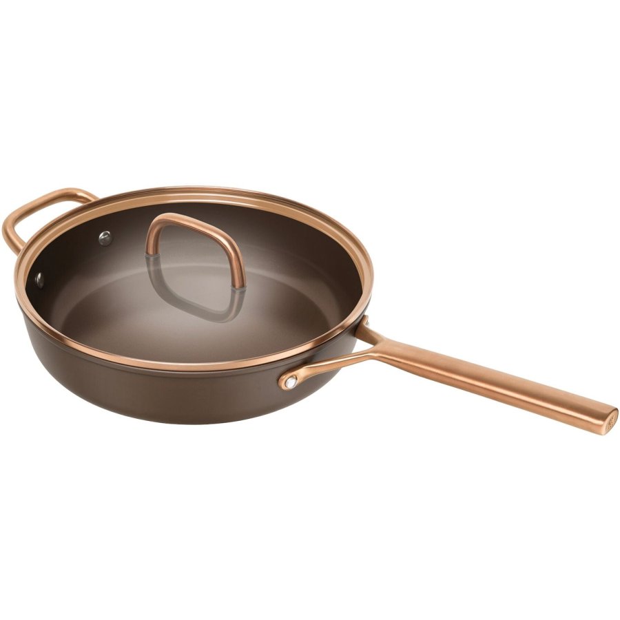 ZWILLING Milano Sauterpande m. Glasl�g 28 cm, Brun