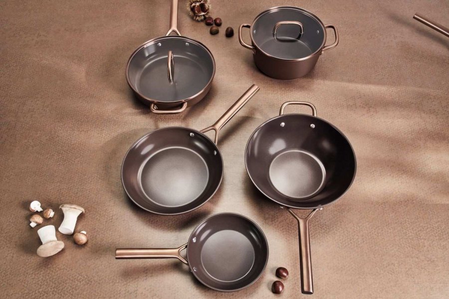 ZWILLING Milano Sauterpande m. Glasl�g 28 cm, Brun
