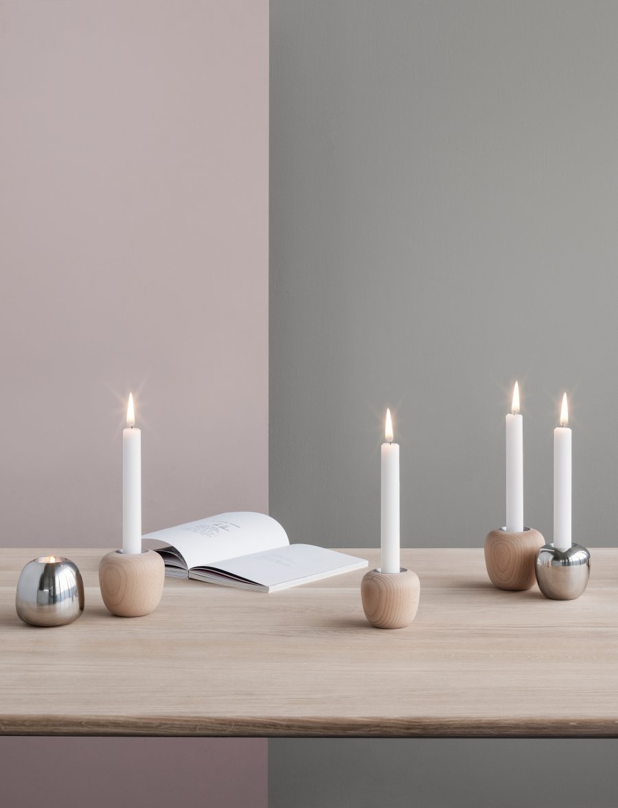 Stelton Ora Lysestage H8 cm, Stl