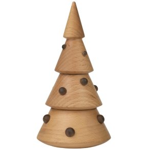 Spring Copenhagen Weihnachtsbaum 15,8 cm, Buche/Walnuss