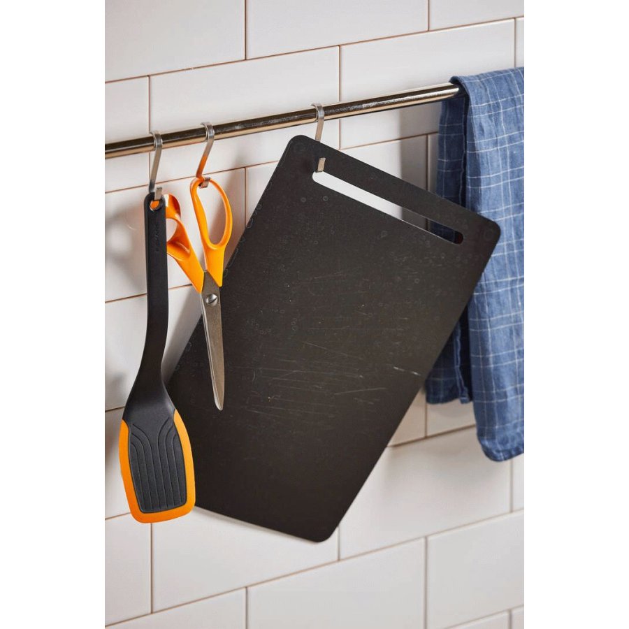 Fiskars Functional Form Schneidebrett 3er Set 24,5x0,1x34,5 cm, Schwarz