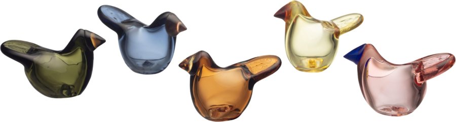 Iittala Birds by Toikka Glasfugl, Fluesnapper/Kobber