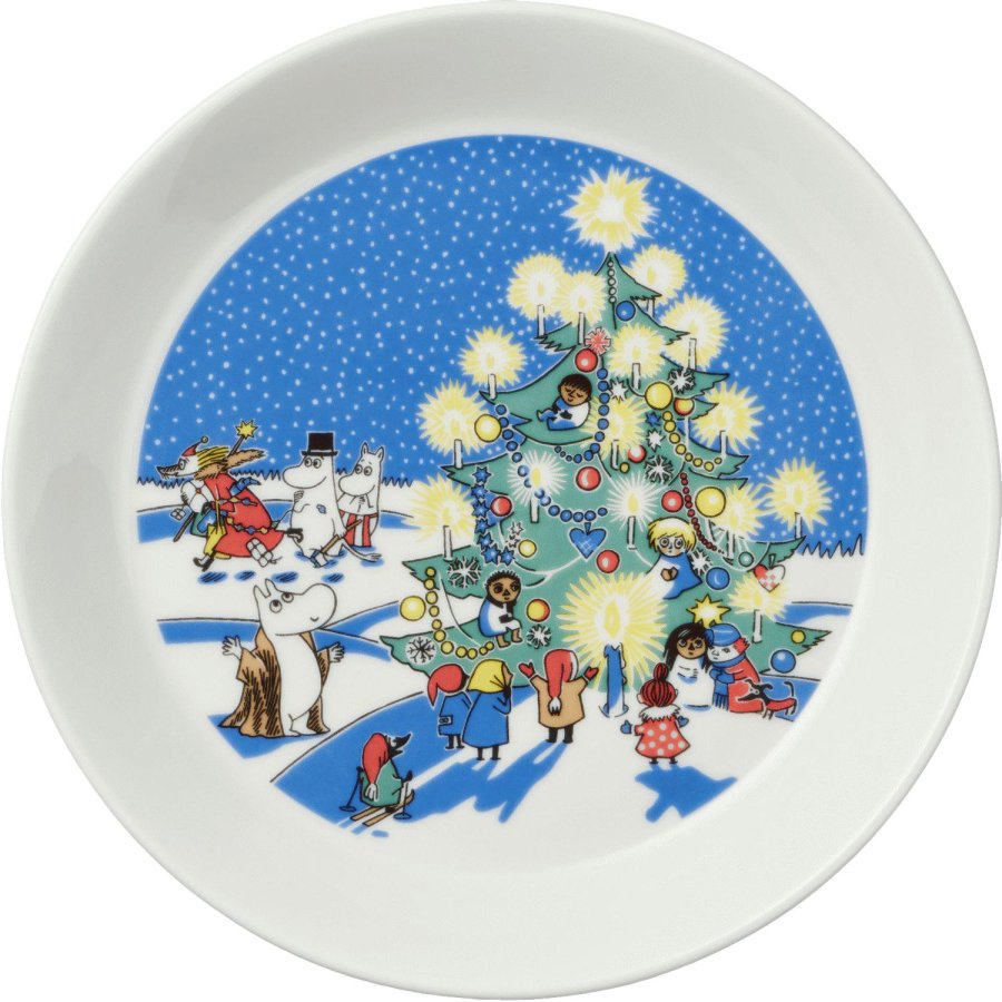 Moomin Arabia Moemin Bordenset 19 cm, Drawing/Christmas