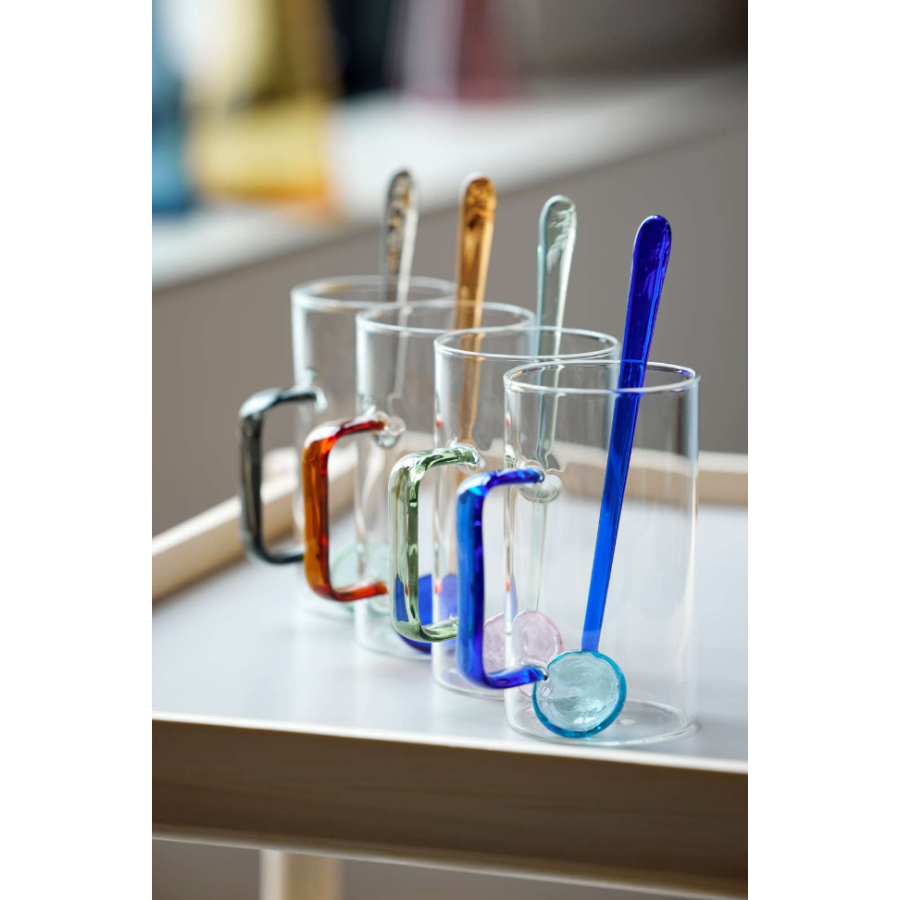 Lyngby Glas Glasskeer Assorterede 4 stk. 18 cm