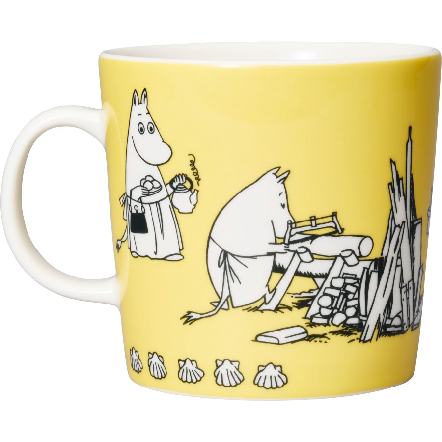 Arabia Mumin Tasse 40 cl, Gelb